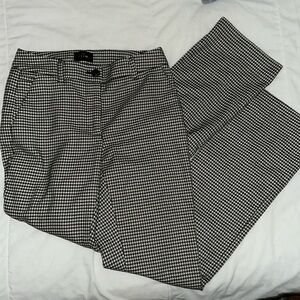 Black and white dress pant